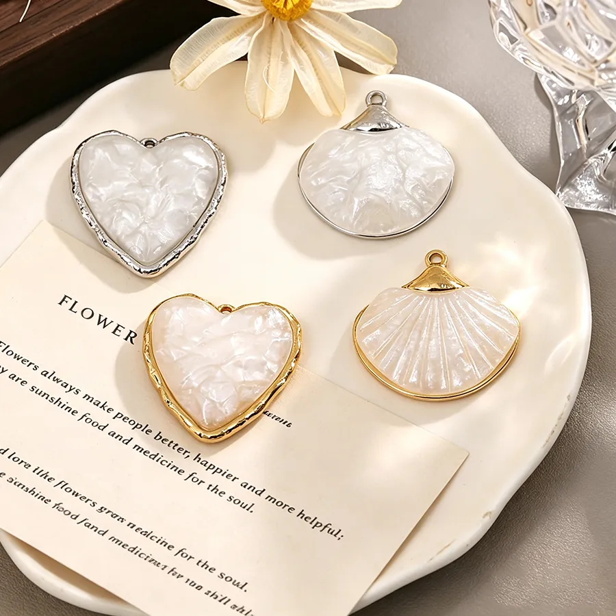 Authentic Heartbeat of the Goddess: 2 Gold Plated Heart Charms
