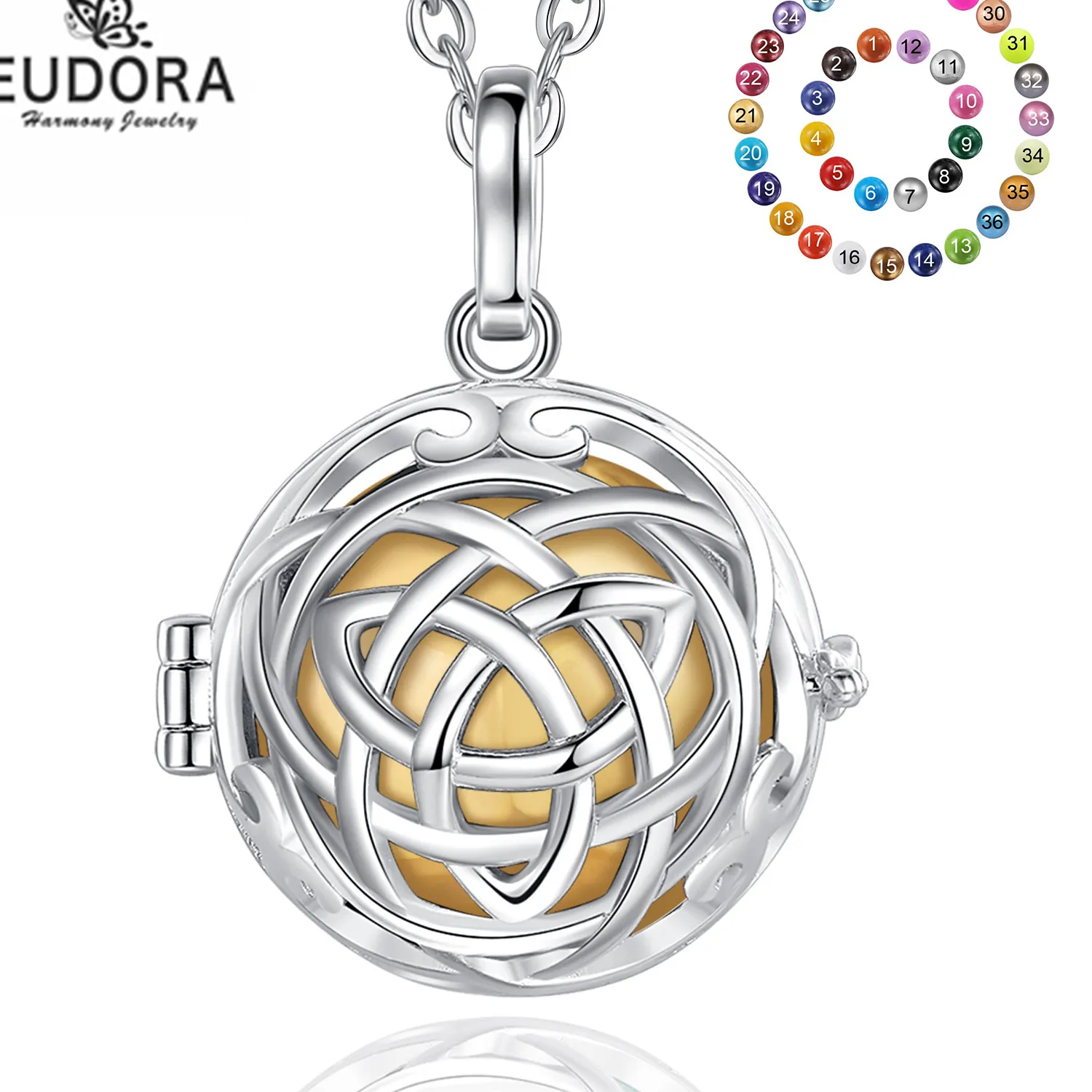 Authentic Celestial Resonance Celtic Knot Harmony Sphere - Sacred Pregnancy Chime and Soul Caller Amulet