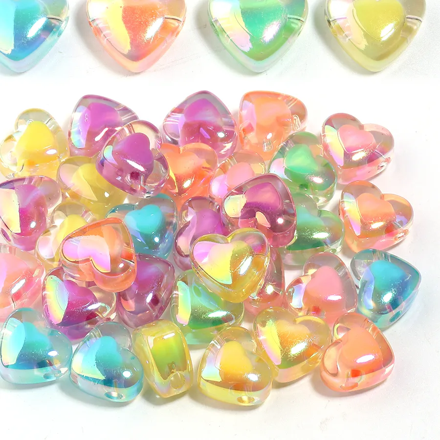 Authentic Sacred Heart Manifestation Charms - Vibrational Energy Alignment Beads