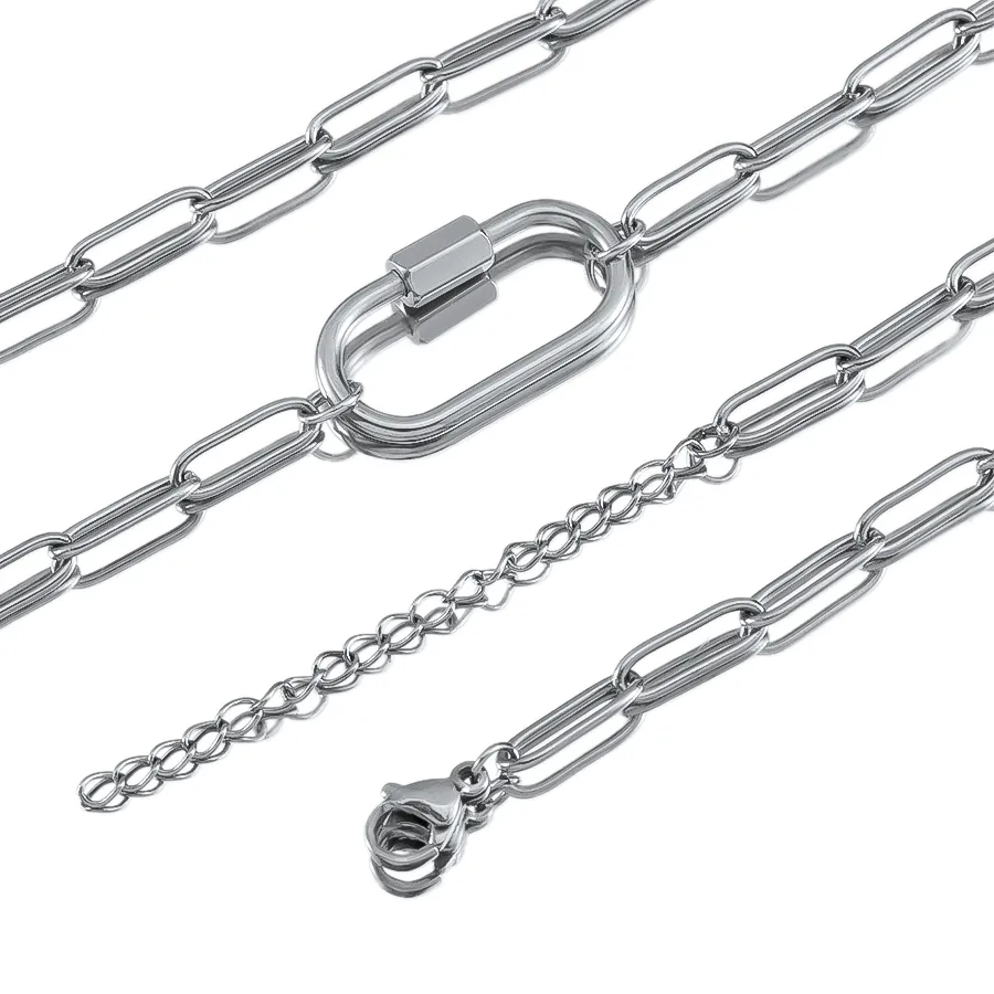 Authentic 1pcs Handmade Assembly Of Chain For DIY Necklace Bracelet 18K Gold Furnace Plating Minimalist Style Materials