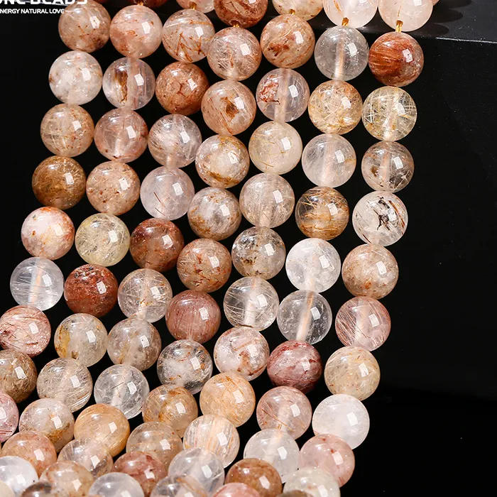 Authentic Crimson Threads of Destiny: Red Rutilated Quartz Sacred Spheres