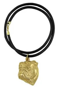 Authentic The Guardian Bull - Sacred English Bulldog Gold-Plated Canine Talisman