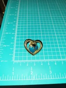 Authentic Sacred Compass of the World: The Avon Globe Heart Talisman
