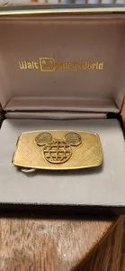 Authentic The Celestial Orbit Mickey Gold-Plated Tie Bar