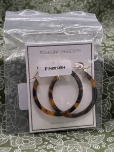 Authentic Celestial Tortoise Wisdom - Sacred Resin and Gold Hoop Talismans