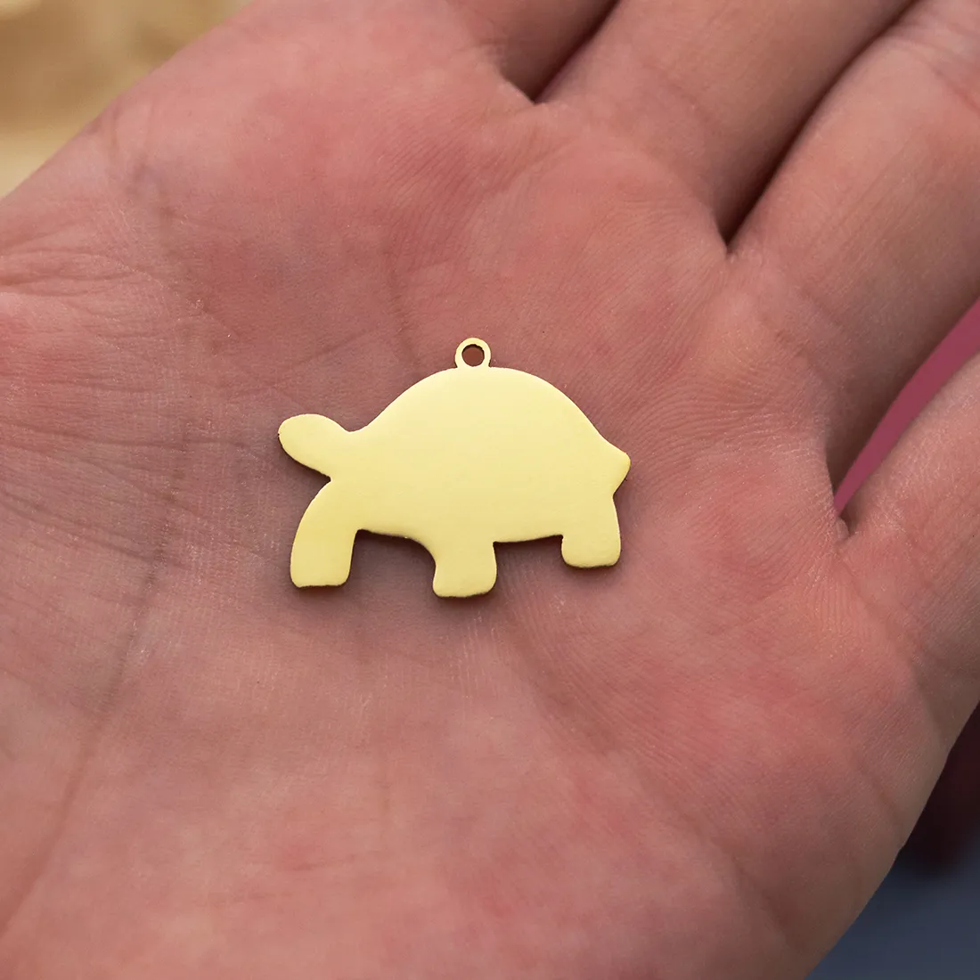 Authentic Turtle Guardians of the Deep: 3pcs Oceanic Charms for Protection and Peace