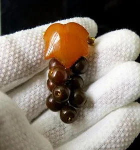 Authentic The Golden Vineyard: Baltic Amber Solar Cluster Talisman