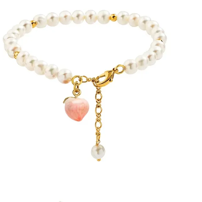 Authentic Orchard of Abundance Pearl and Peach Fertility Talisman