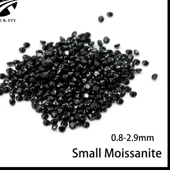 Authentic Void-Touched Stardust: Obsidian-Hued Moissanite Fragments for Occult Adornment