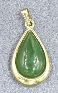 Authentic The Verdant Crown Nephrite Jade Golden Talisman
