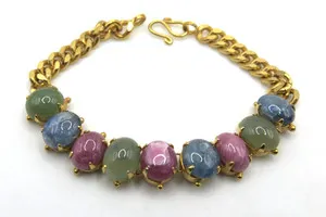 Authentic The Celestial Harmony Triad: Ruby, Sapphire, and Jade Talisman