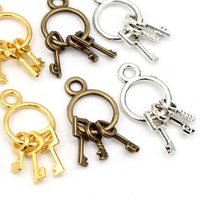 Authentic The Golden Key of Hidden Portals Amulet Charms