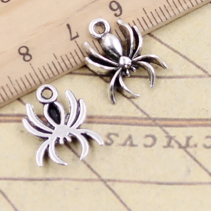 Authentic Mystic Spider Web Charms – 20 Silver‑Tinted Tibetan Bronze Amulets for Ritual Craft