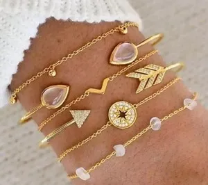 Authentic The Gilded Oracle Multi-Layered Charm Bracelet