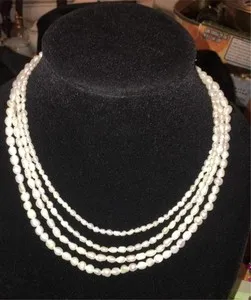 Authentic Blooming Abundance: Freshwater Pearl Necklace of Endless Growth