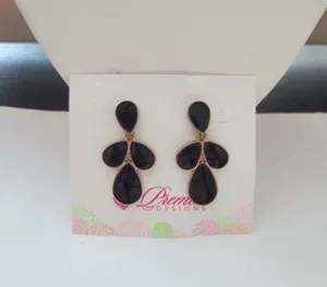 Authentic Premier Designs Jewelry KATE Antiqued Gold Plated Enamel Earrings