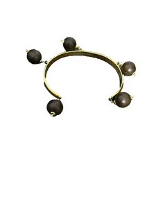 Authentic Second Nature Harmony: A Wood Bead Cuff of Serenity and Balance