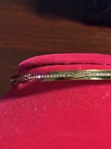 Authentic Kate Spade York Women’s Gold Plated Friendship Bracelet bangle