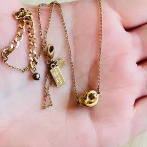 Authentic Kate Spade York Sailors Knot Mini Necklace Gold Plated Chain Dainty 18"