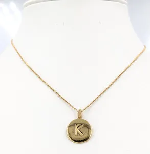 Authentic The One in a Million Golden Initial Talisman
