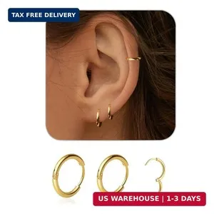Authentic Whispers of Serenity: Protective Huggie Hoops for the Soul