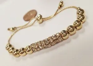 Authentic Unlock the Secrets of Eternity: Crystal Rondelle Beaded Charm Bracelet