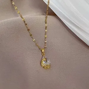Authentic The Gilded Peacock Teardrop: An Amulet of Grace and Vision