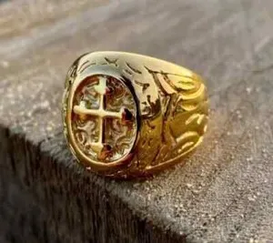 Authentic Sanctuary of the Divine Pneuma: 14k Gold-Plated Sacred Spirit Talisman