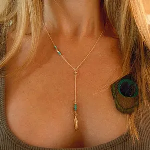 Authentic Celestial Nomad Turquoise Dream-Catcher Necklace
