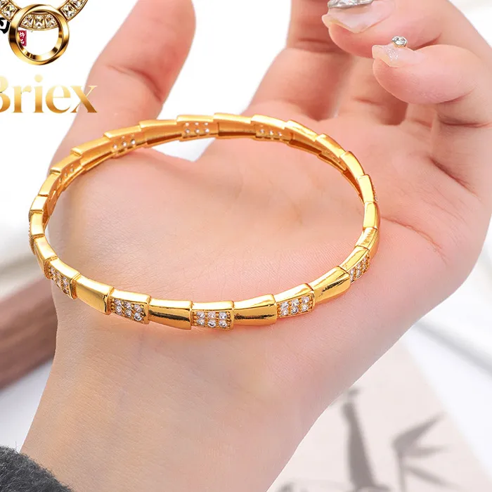 Authentic The Serpent of Sovereignty: 24K Gold Conduit Bracelet