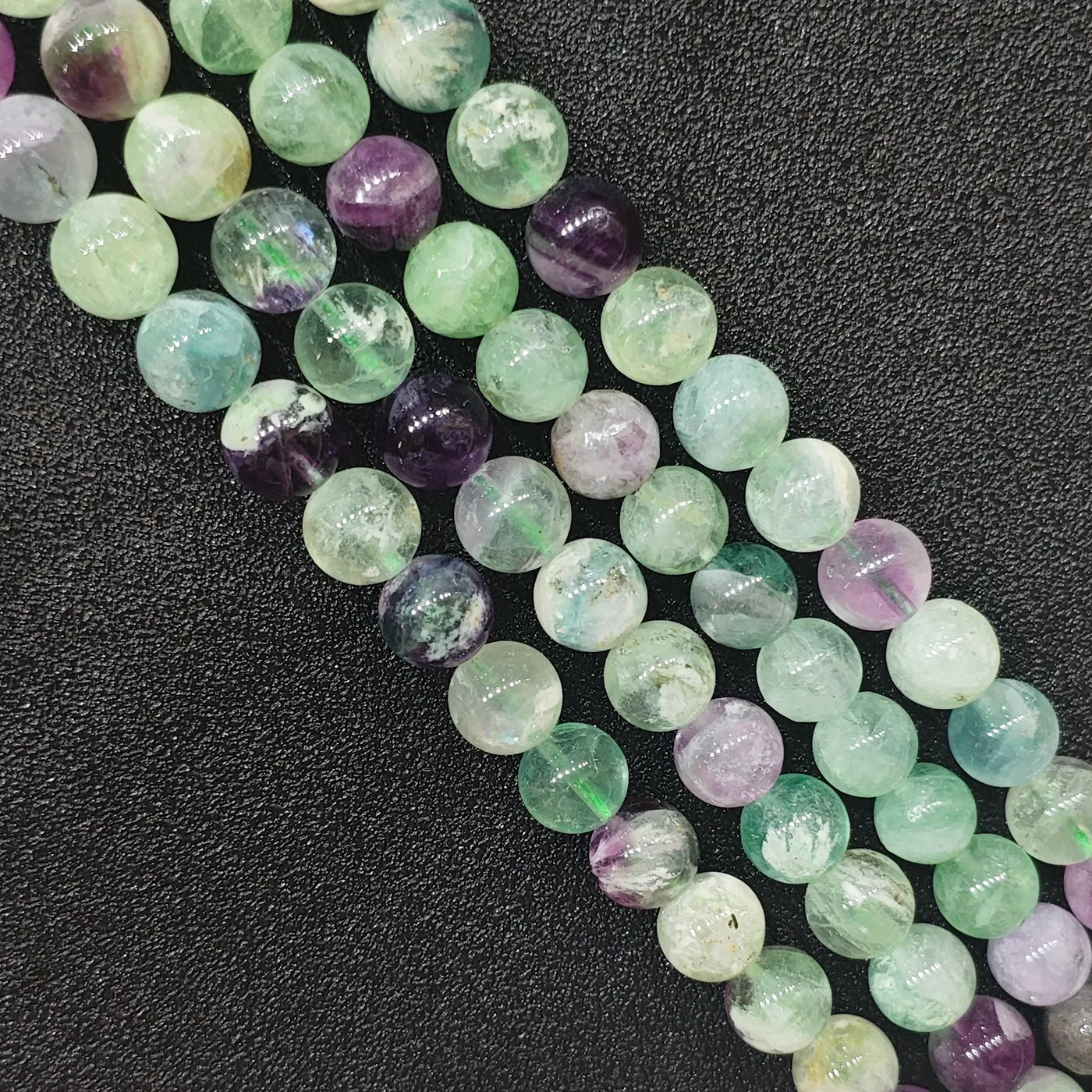 Authentic Ethereal Feather Fluorite Smooth Spheres of Inner Clarity