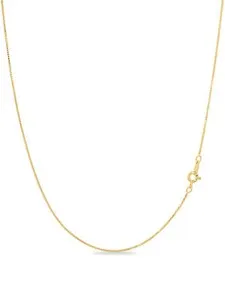 Authentic The Golden Thread of Eternity Box Chain Necklace