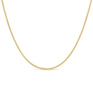 Authentic Celestial Popcorn Chain Talisman - Gold Plated 925 Silver, 2mm