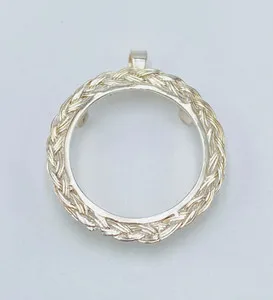 Authentic Unlock the Power of the Round: Sterling Silver Bezel Pendant