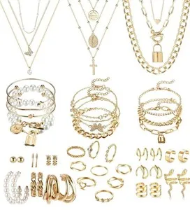 Authentic The Golden Constellation: 46-Piece Sacred Adornment and Amulet Treasury