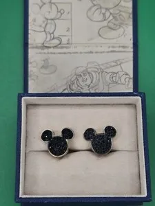 Authentic The Alchemist's Icon: 18k Gold-Plated Mickey Mouse Heirloom Cufflinks