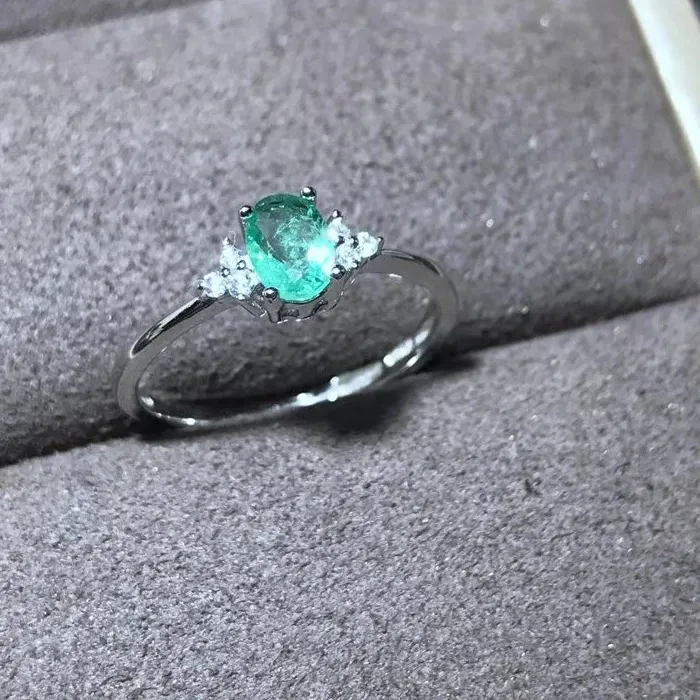 Authentic Emerald Radiance Heart-Opening Talisman - Sacred Sterling Silver Manifestation Ring