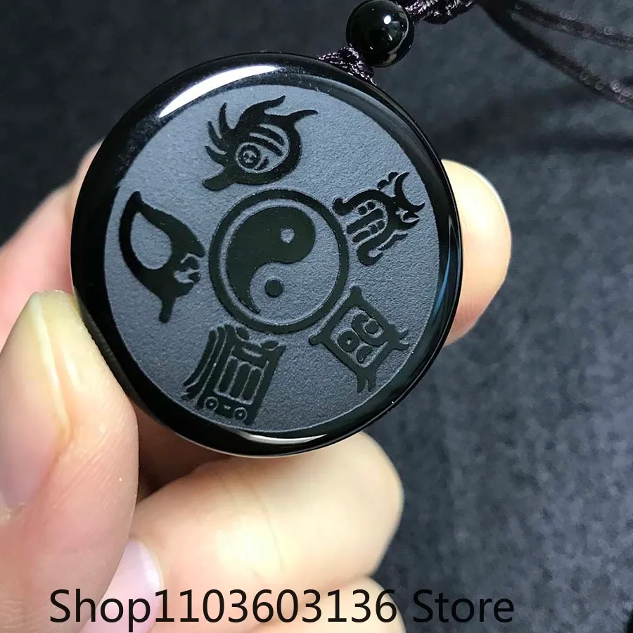Authentic Harmony of Opposites: Yin Yang Amulet of Balance and Unity
