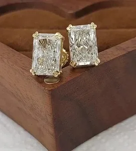 Authentic Radiant Solar Echoes: 14K Gold-Plated Celestial Studs