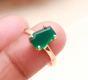 Authentic The Verdant Vault Coffin Ring - Rose Gold Plated Mystical Onyx Talisman