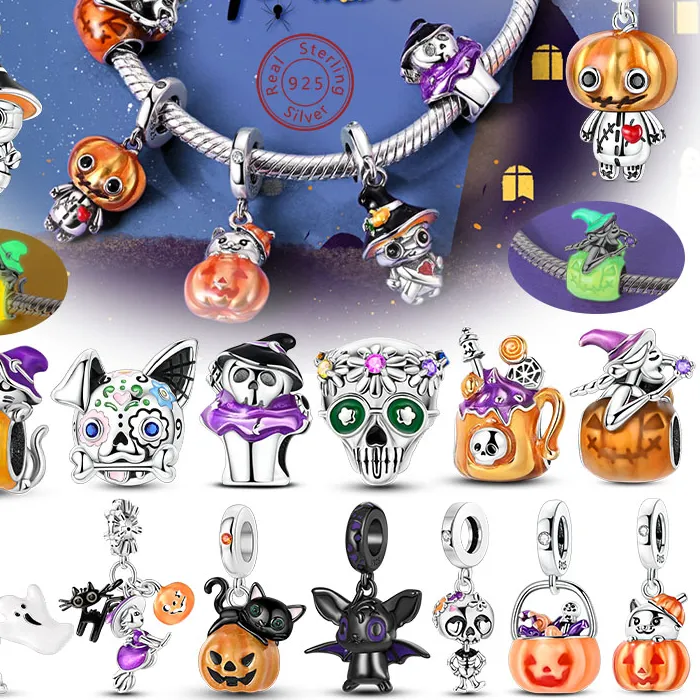 Authentic The Midnight Revelry Silver Talisman Bead Collection