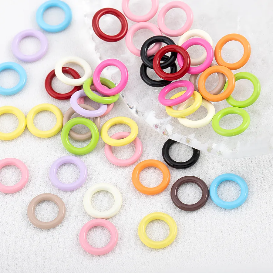 Authentic Sacred Spectrum Enamel Conduits - Fifty Alchemical Connection Rings for Talismanic Creation