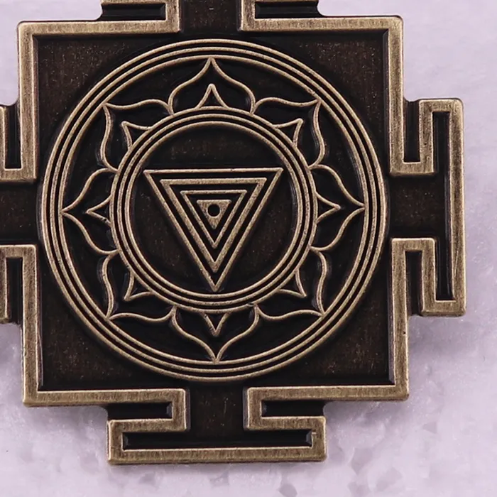 Authentic Durga Yantra Sacred Geometry Talisman