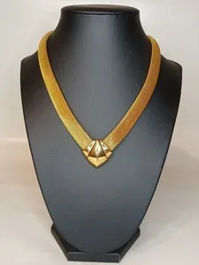 Authentic The Golden V-Line Celestial Mesh Collar