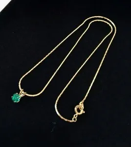 Authentic The Verdant Solitaire: A Luminous Vessel of Prosperity