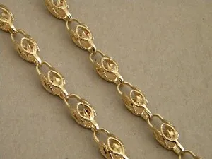 Authentic The Infinite Weaver: 9mm Turkish Rope Chain in Radiant Gold