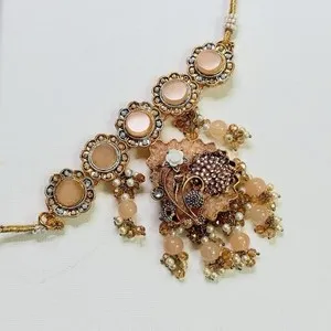 Authentic The Golden Radiance Choker and Earrings Set