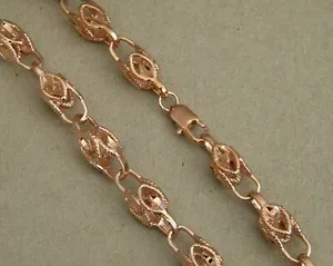 Authentic The Rose Gold Conduit: 22-Inch Turkish Rope Chain