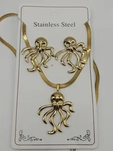Authentic The Abyssal Guardian: Golden Octopus Talisman Set