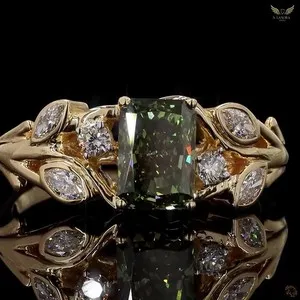 Authentic The Enchanted Green Diamond of Eternal Love